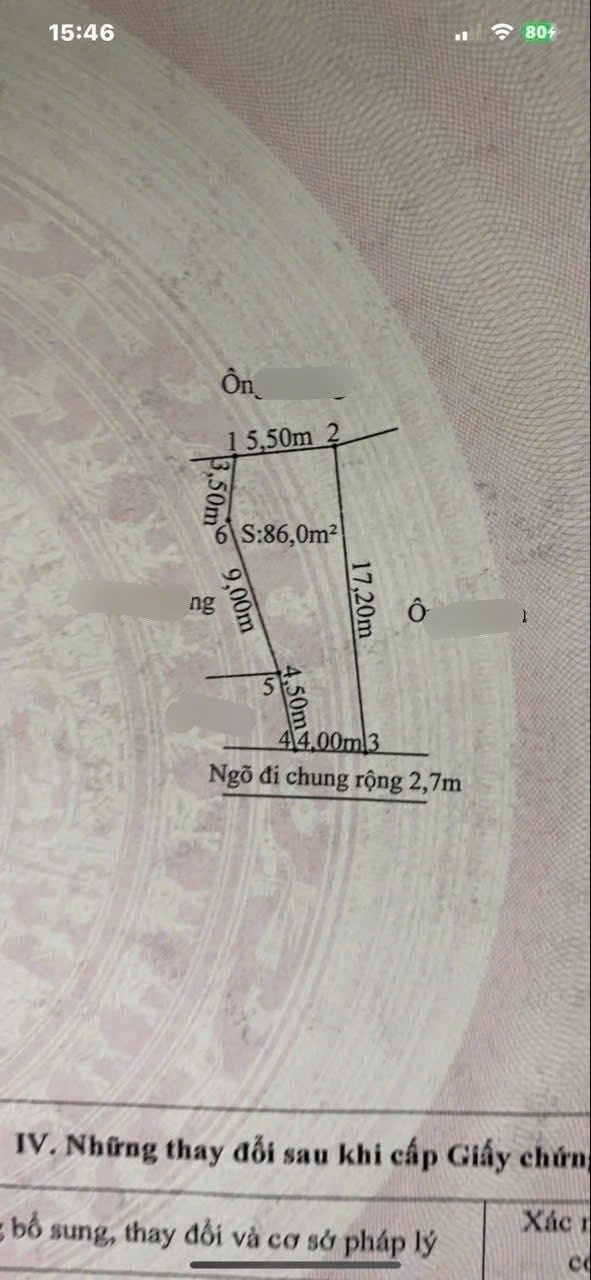 Đất nền Điềm Niêm, Tân Hưng, Vĩnh Bảo 86m² giá 1.2 tỷ - Nở hậu, thuận lợi xây dựng!