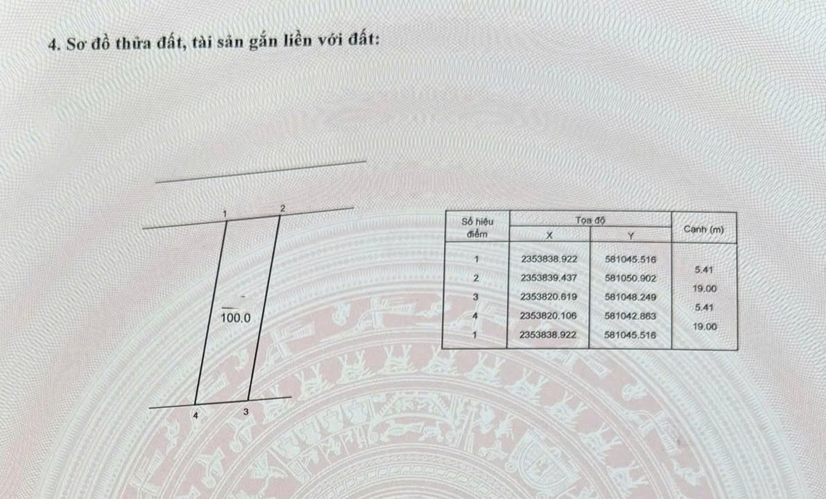 Đất nền 100m² tại xã Tân Dân, Sóc Sơn - Giá đầu tư chỉ 2 tỷ!