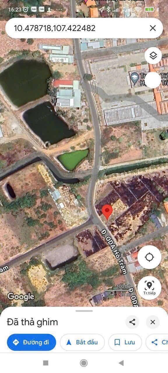 Đất mặt tiền ODA Hồ Tràm 523m² giá 10 tỷ - Cơ hội đầu tư hấp dẫn!