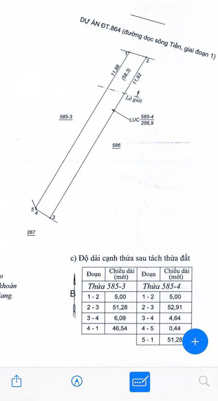 Bán đất mặt tiền TL 864, xã Gò Công Đông, diện tích 256m², giá chỉ 550 triệu - Cơ hội đầu tư tuyệt vời!