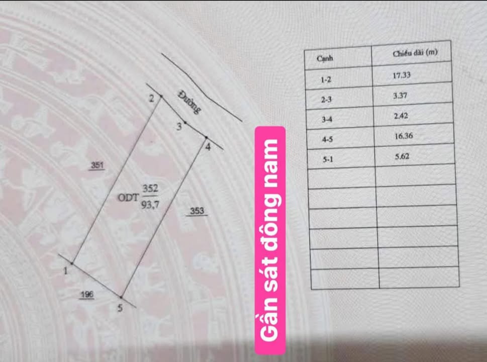 Đất nền Thị Trấn Châu Ổ 93m² giá 800 triệu - Cơ hội đầu tư tốt!