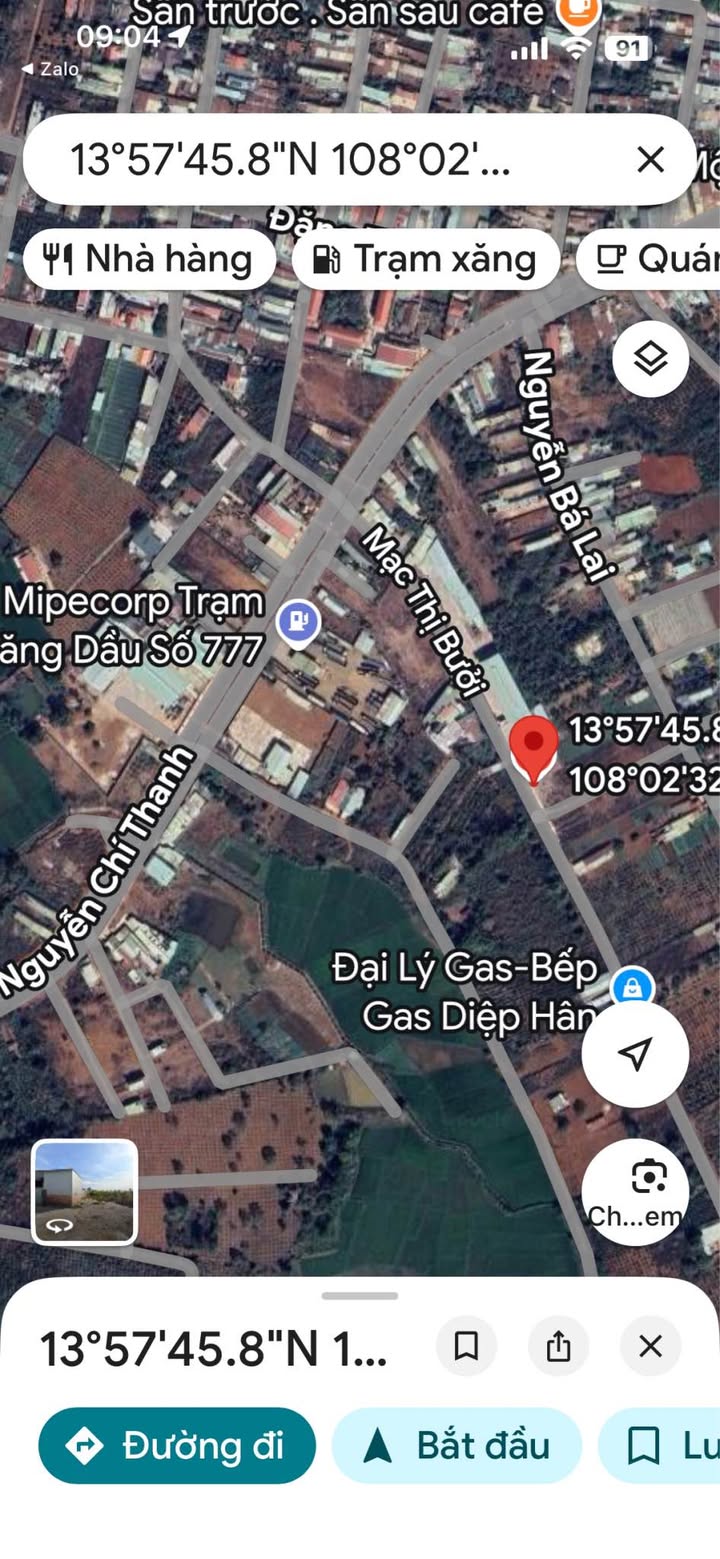 Đất mặt tiền Mạc Thị Bưởi, Pleiku 125m² giá 780 triệu - Cơ hội đầu tư tuyệt vời!