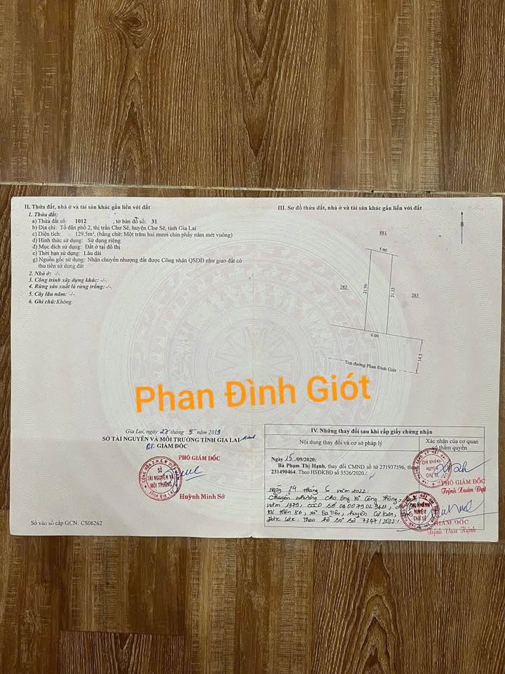 Đất thổ cư TDP2, Phan Đình Giót, Chư Sê 132m² giá 1.9 tỷ - Vị trí kinh doanh sầm uất!