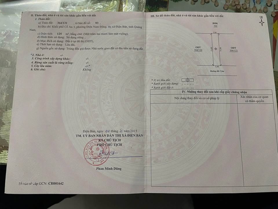 Đất nền Điện Nam Đông 125m² giá 1.7 tỷ - Cơ hội đầu tư không nên bỏ lỡ!