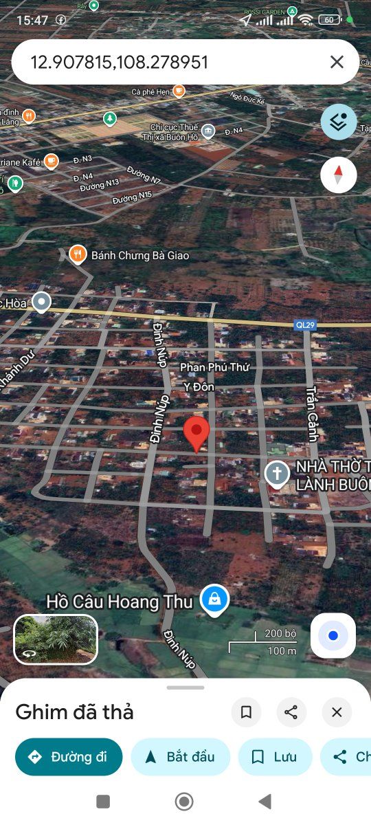 Bán đất thổ cư hẻm Đinh Núp, Buôn Hồ, Đắk Lắk 125m² - Giá chỉ 799 triệu!