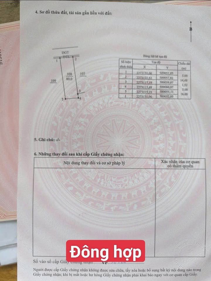 Đất nền khu đô thị Tây Quốc Lộ Đông Hưng 80m² - Sổ đỏ, giá thỏa thuận!