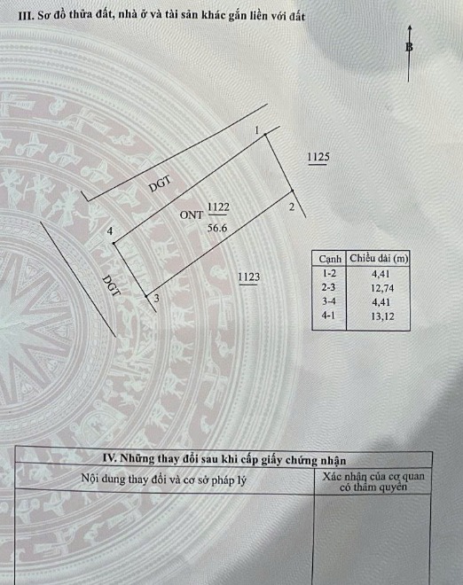 Đất thổ cư góc 56.6m² tại Thắng Cựu, Phú Xuân - Đường ô tô tải vào tận nơi!