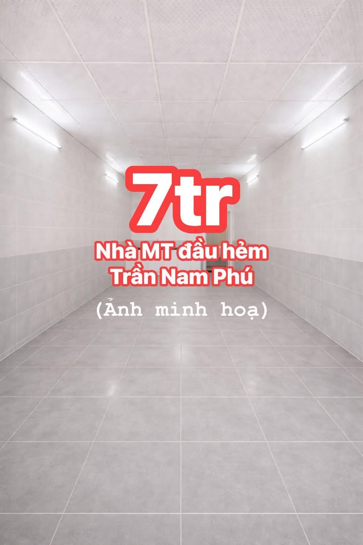Nhà mặt tiền hẻm Trần Nam Phú, Cần Thơ 52m² giá 7 triệu - Thích hợp mở văn phòng, spa, shop