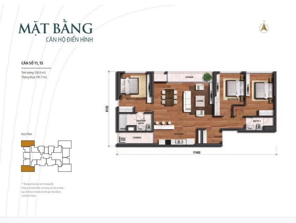 Căn hộ Park Hill Times City 128m² - Căn góc 3PN đẳng cấp, không gian sống lý tưởng!