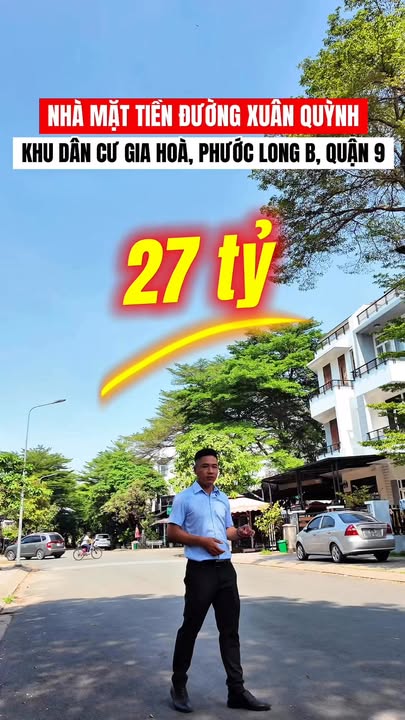 Nhà mặt tiền Xuân Quỳnh Thủ Đức 154m² giá 27 tỷ - Cơ hội đầu tư sinh lời!