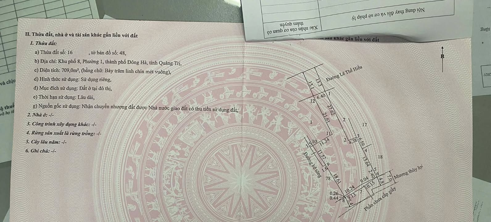 Nhà Mặt Tiền Đường Lê Thế Hiếu, Đông Hà 709m² giá 10 tỷ - Đầu tư sinh lời ngay!