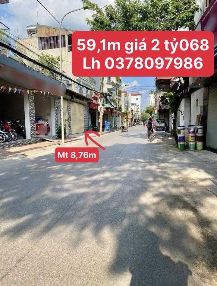 Đất nền 59,1m² tại Nguyễn Trãi, Nam Từ Liêm - Sổ đỏ chính chủ, giá 2.068 tỷ!