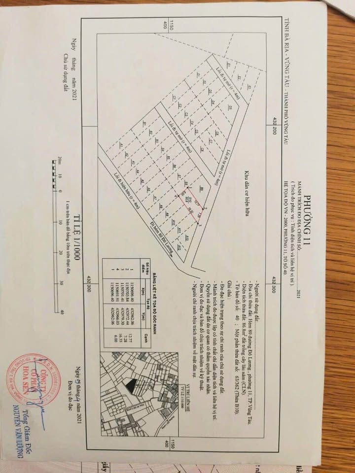 Đất nền 88m² tại Phường 11, Thành phố Vũng Tàu - Chỉ 490 triệu, Sổ đỏ chính chủ!