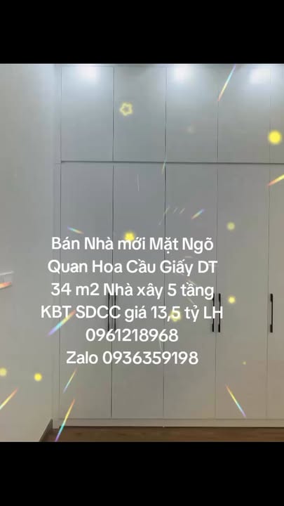 Nhà mặt tiền ngõ Kinh Doanh Nhỏ, Cầu Giấy 32m² giá 13.5 tỷ - Kinh doanh ngay!!