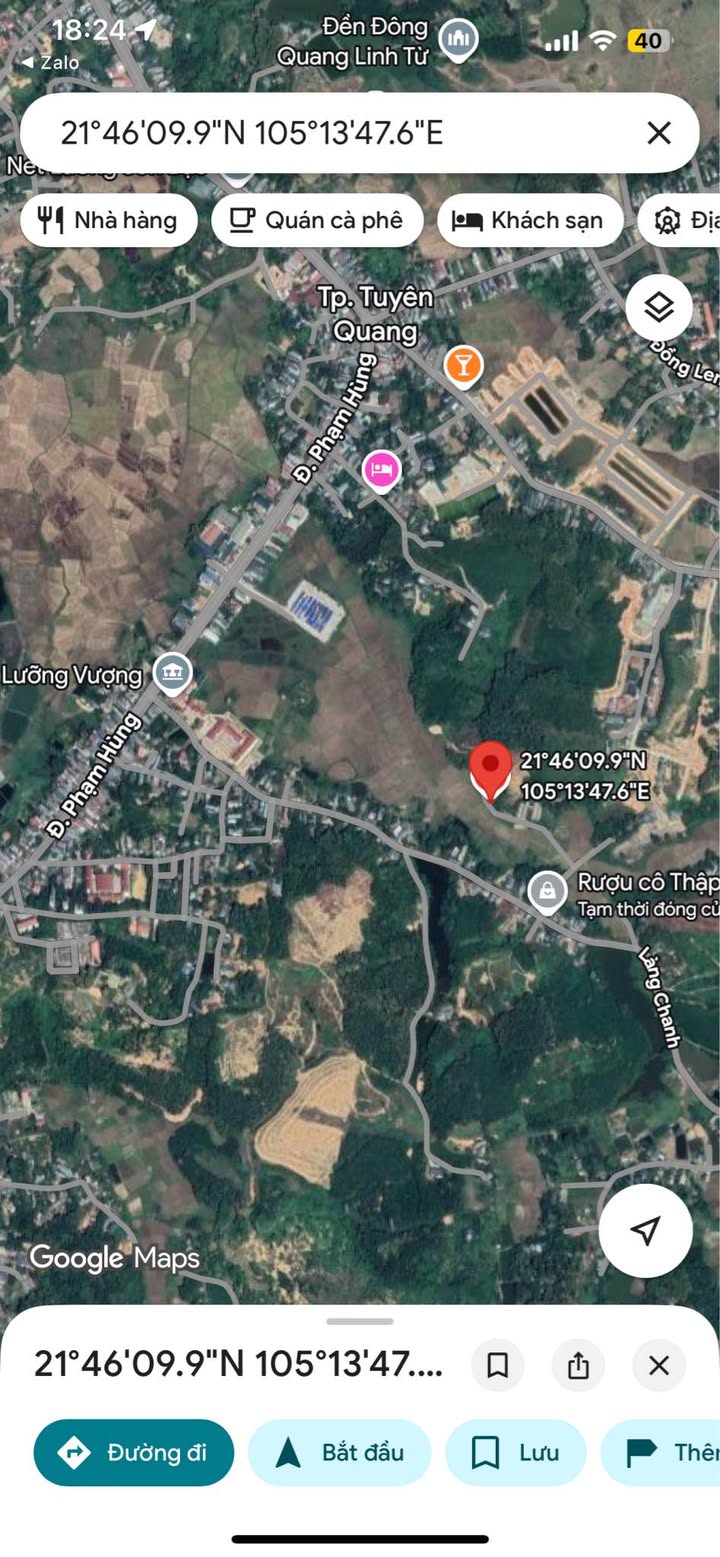 Đất thổ cư 80m² tại Lưỡng Vượng, Tuyên Quang giá chỉ 1.3 tỷ - Sổ đỏ chính chủ, xây nhà thoáng mát!