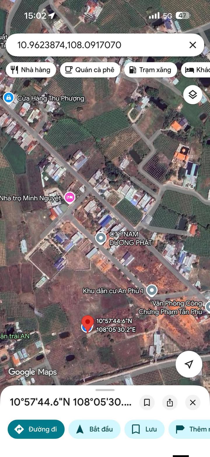 Đất thổ cư 136m² tại KDC An Phú, Hàm Liêm - Giá chỉ 980 triệu!