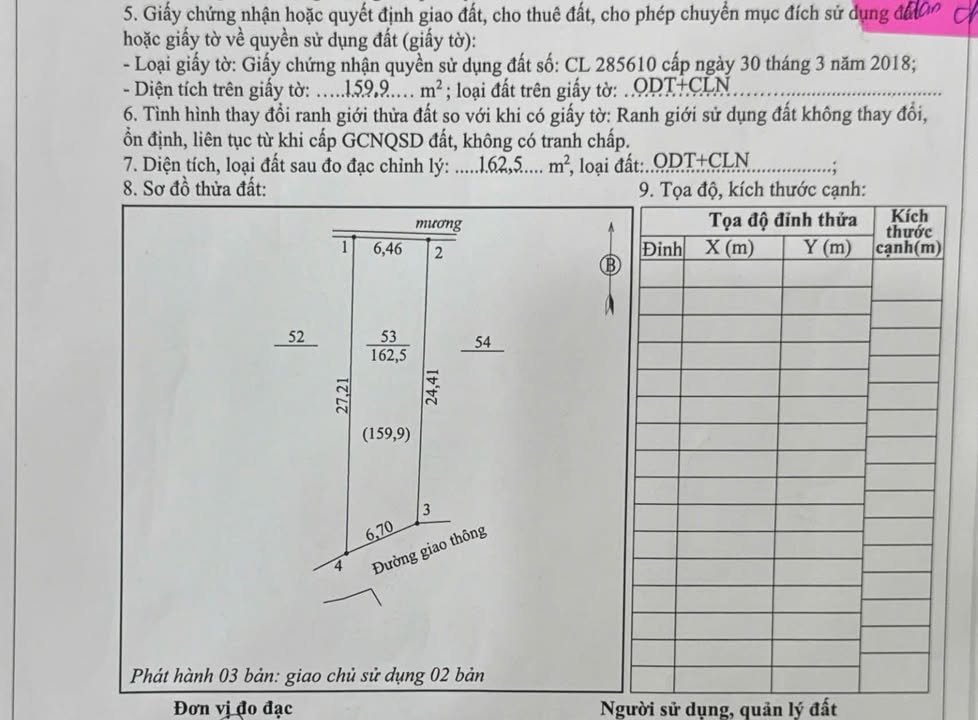 Lô đất Cam Giá Thái Nguyên 162.5m² giá cắt lỗ 3 tỷ - Đường ô tô 15m