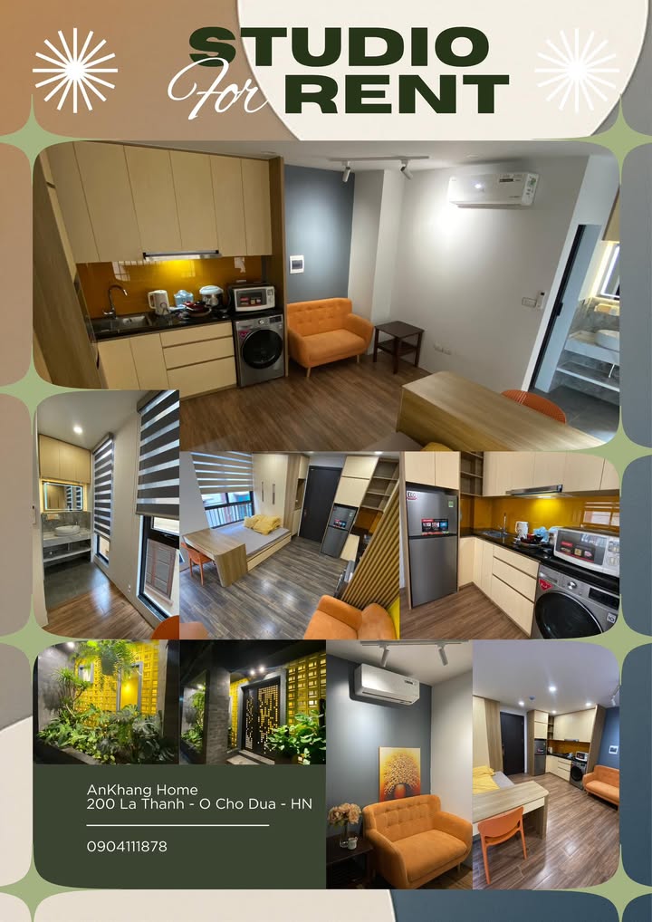 Studio cho thuê tại La Thành, Đống Đa, 30m² giá 6 triệu - Tiện nghi đầy đủ, vào ở ngay!