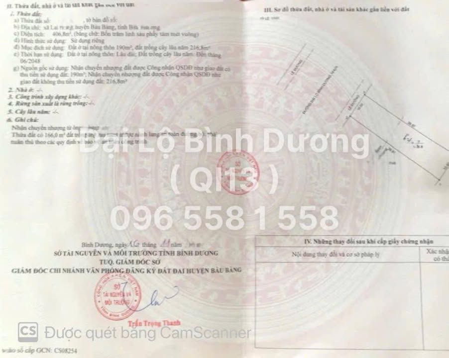 Đất Mặt Tiền Đại Lộ Bình Dương 400m² giá 3.1 tỷ - Cơ hội đầu tư tuyệt vời!