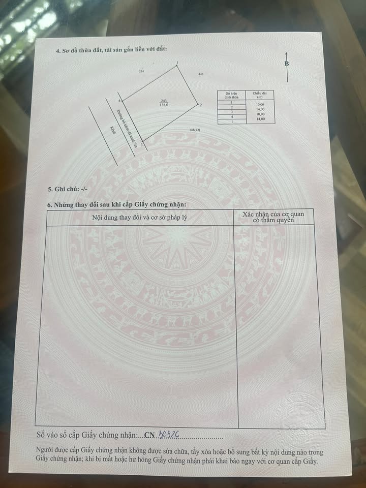 Đất thổ cư 940m² đường Bờ Kênh - Giá chỉ 1.65 tỷ, cơ hội đầu tư tuyệt vời!