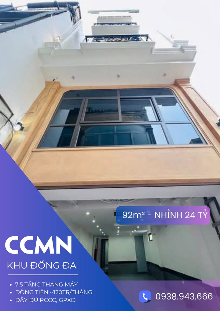 Căn hộ Đống Đa 92m² giá 24.5 tỷ - Lô góc 3 thoáng, đầu tư siêu lợi nhuận!