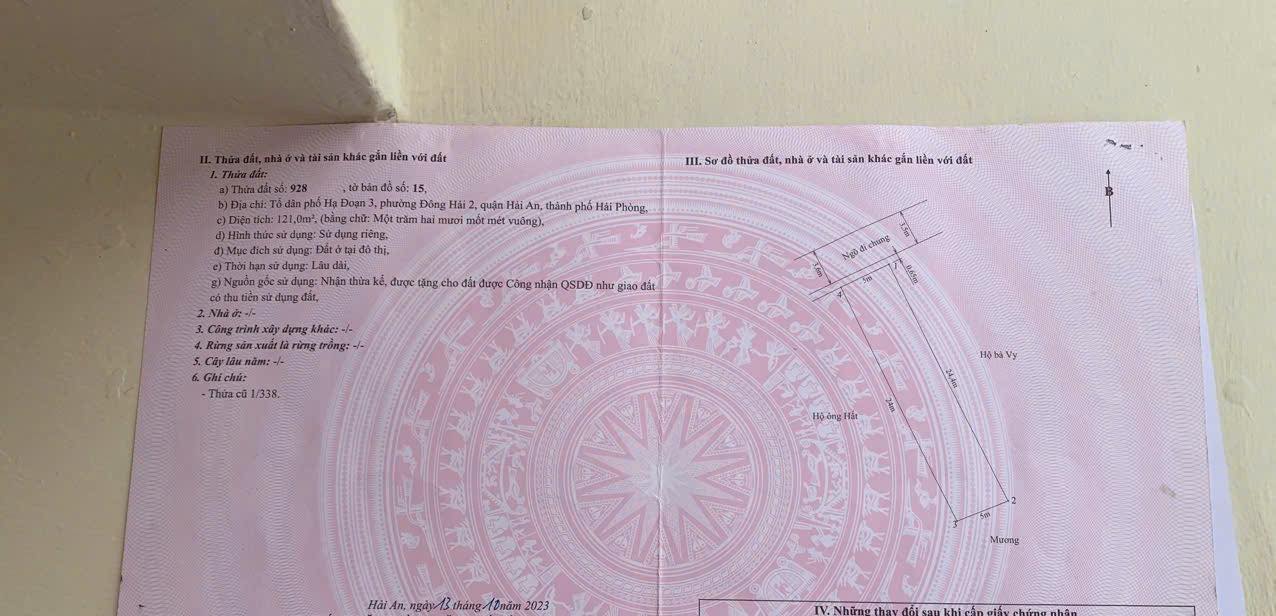 Đất nền TĐC Đồng Giáp 121m² giá 4.235 tỷ - Cơ hội đầu tư tuyệt vời!