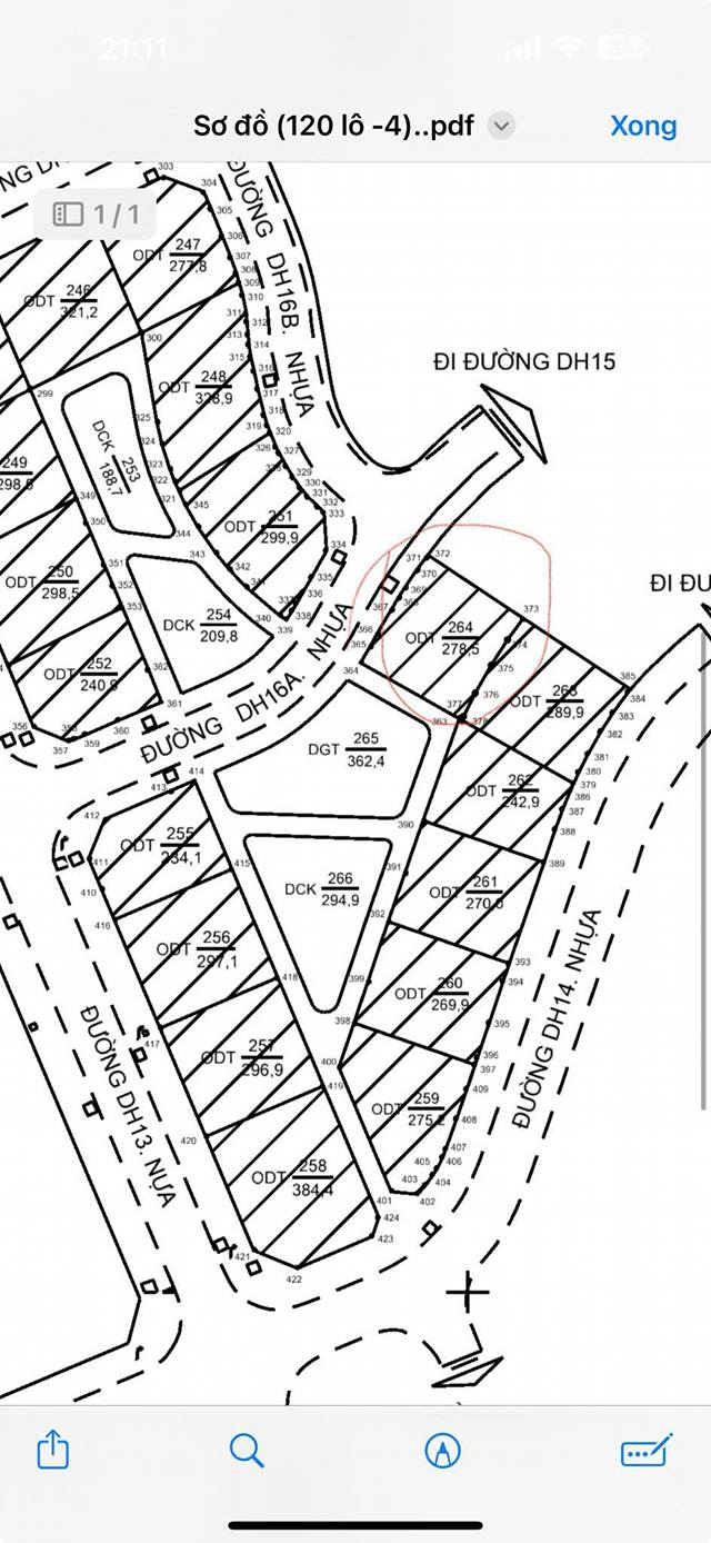 Biệt thự tự do Đường DH16 A- B9, 279m² giá 3.36 tỷ - Đầu tư sinh lời hiệu quả!