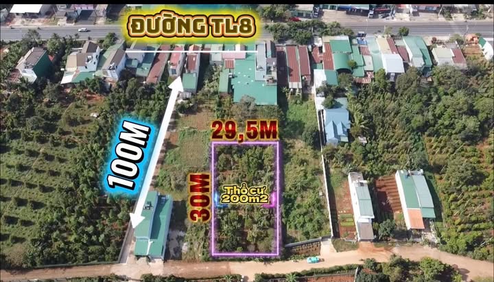 Đất nền 200m² tại Tỉnh Lộ 8, Củ Chi chỉ 20 tỷ - Cơ hội đầu tư tuyệt vời!