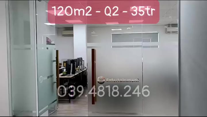 Văn phòng cho thuê Vạn Phúc City, Quận 2, 120m² giá 35 triệu - Không gian làm việc lý tưởng!
