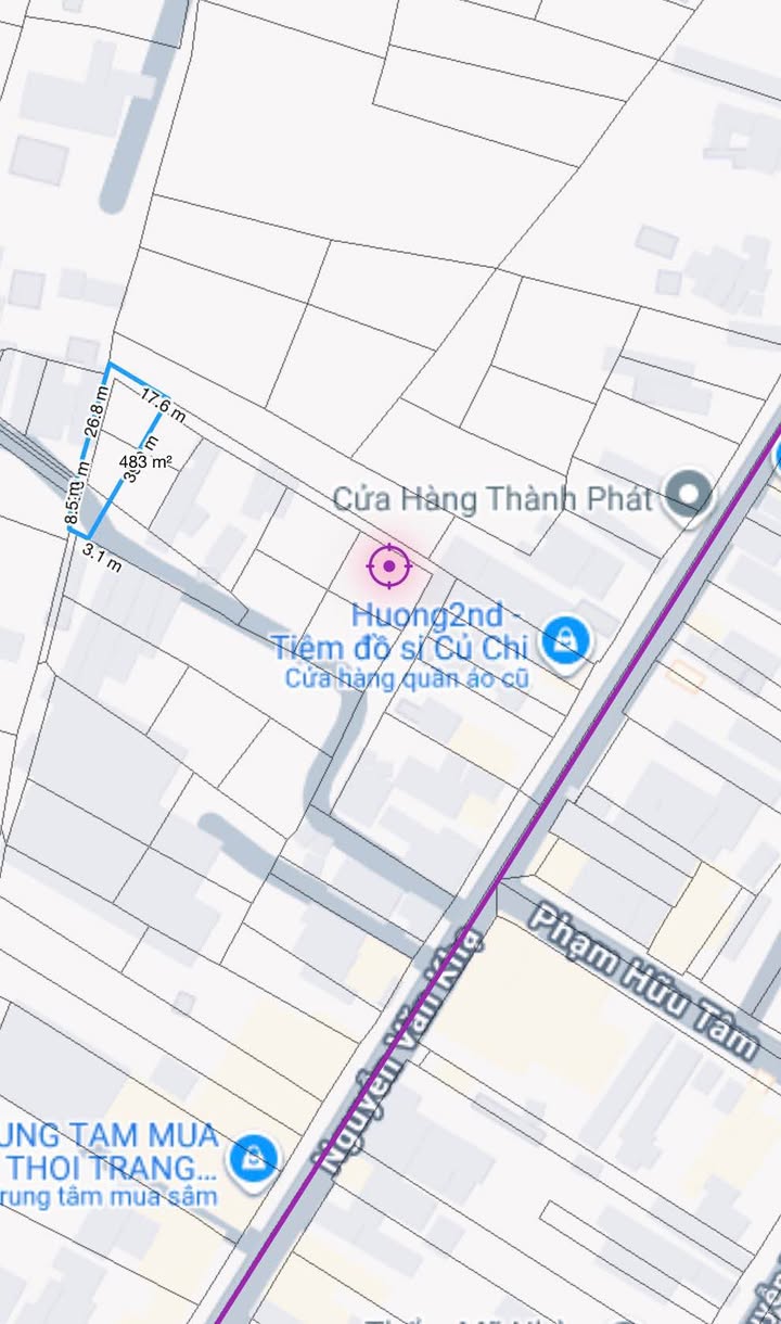 Đất Farm 480m² tại Thị Trấn Củ Chi - Tiện ích đầy đủ, giá thỏa thuận!