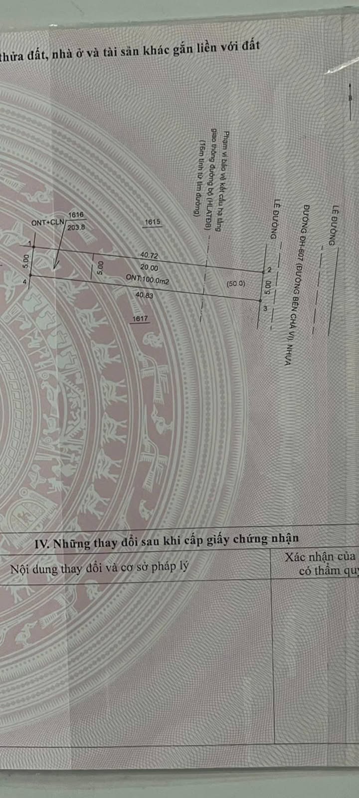 Đất mặt tiền ĐH 607 Bến Cát 200m² giá 1.5 tỷ - Đầu tư kinh doanh sinh lời!