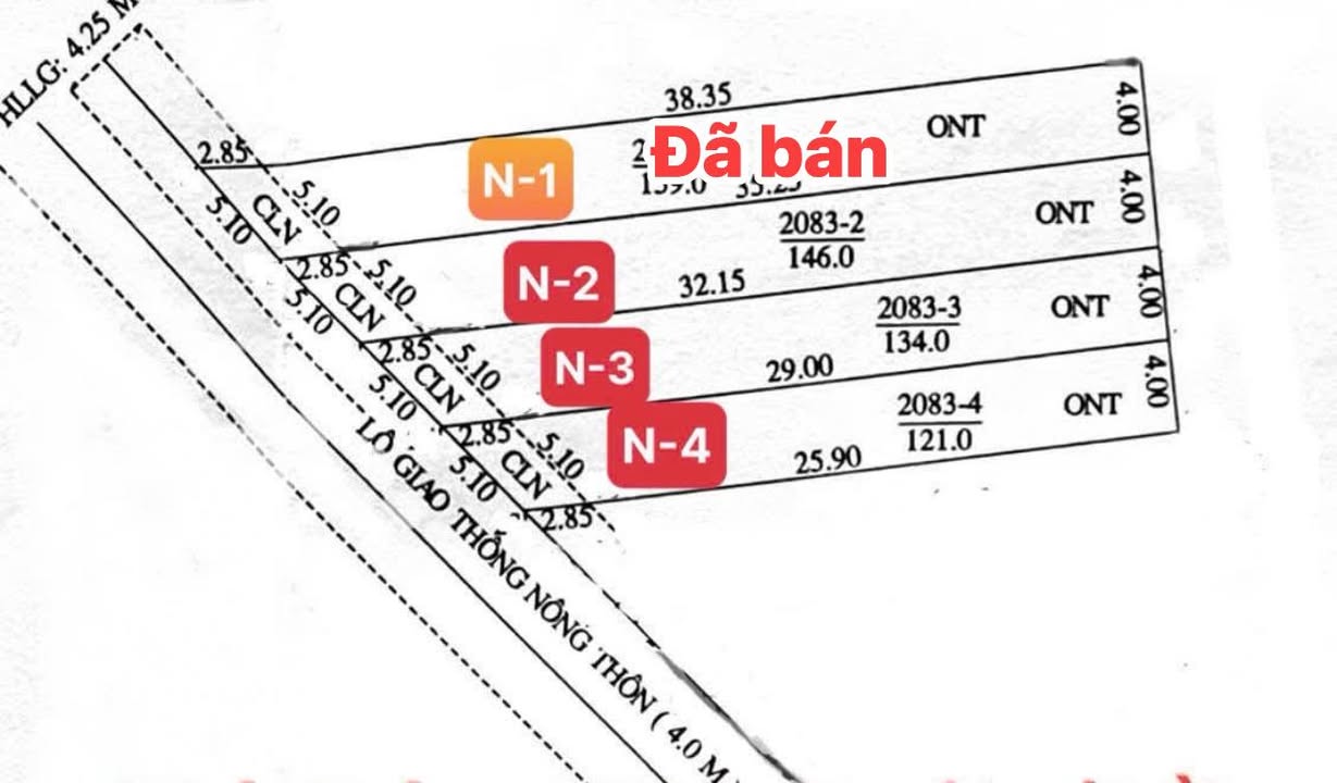 Đất nền Rạch Sung 121-146m² giá 750 triệu - Đầu tư sinh lời lý tưởng!