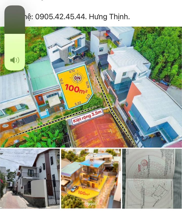 Đất nền 2 mặt tiền Kiệt 69 Lê Ngô Cát, Thủy Xuân 100m² - Cơ hội đầu tư tuyệt vời!