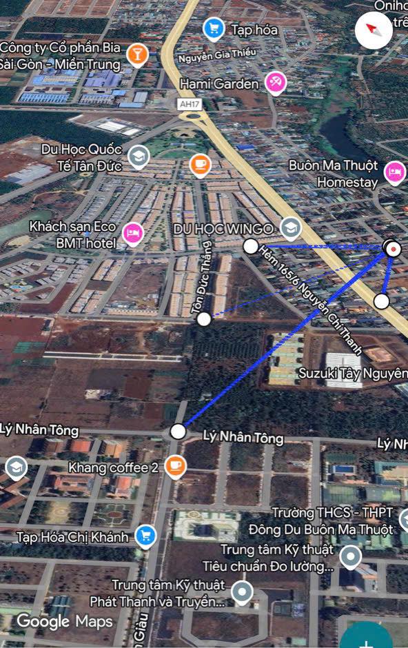 Đất nền hẻm Nguyễn Chí Thanh, Tân An 115m² - Tiềm năng đầu tư vượt trội!