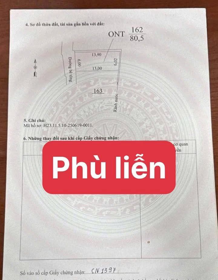 Đất nền Phù Liễn, Nam Sách 80m² - Đường rộng ô tô vào tận nơi!