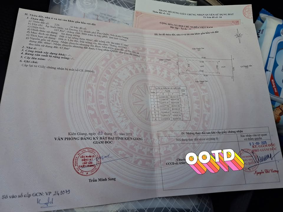 Đất nền Suối Mây Phú Quốc 108m² giá chỉ 1.35 tỷ - Cơ hội đầu tư tuyệt vời!