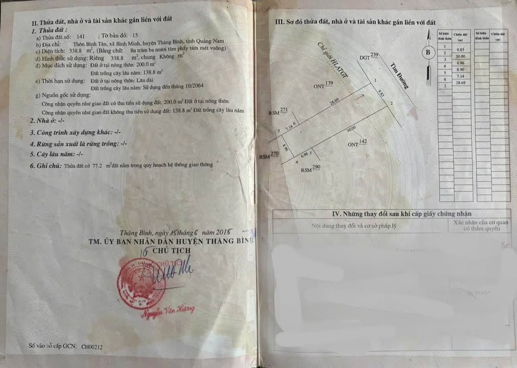 Đất biển Bình Minh, Thăng Bình 160m² giá 2.1 tỷ - Sổ hồng chính chủ ngay!