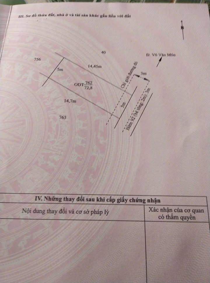 Đất nền hẻm 3m Võ Văn Môn, Tân An, 72m² giá 1.2 tỷ - Đầu tư sinh lời ngay!