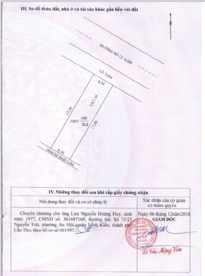 Nhà cấp 4 mặt tiền đường 12, Cờ Đỏ, 79m² - Sổ hồng chính chủ, giá thỏa thuận!