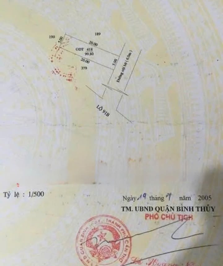 Đất nền 100m² tại Nguyễn Văn Linh, Cần Thơ - Giá chỉ 1.5 tỷ, sổ đỏ chính chủ!