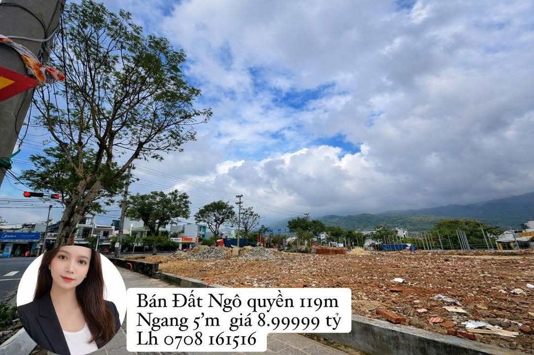 Đất nền Ngô Quyền, Sơn Trà, 119m² giá 9 tỷ - Tiềm năng đầu tư lớn!