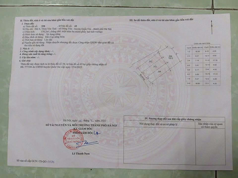 Đất nền Đông Yên Quốc Oai 112m² chỉ 1 tỷ - Cơ hội đầu tư hiếm có!