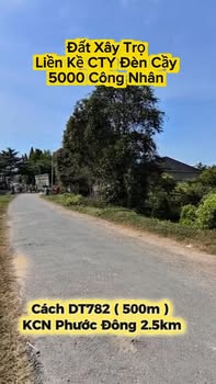 Đất mặt tiền DT782, xã Phước Đông, 222m² giá 1.2 tỷ - Cơ hội đầu tư sinh lời!