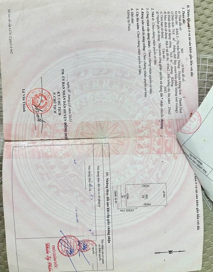 Nhà 2 tầng mặt đường Quốc lộ 45, phường Đông Sơn, 74m² giá 2 tỷ - Cơ hội sở hữu ngay!