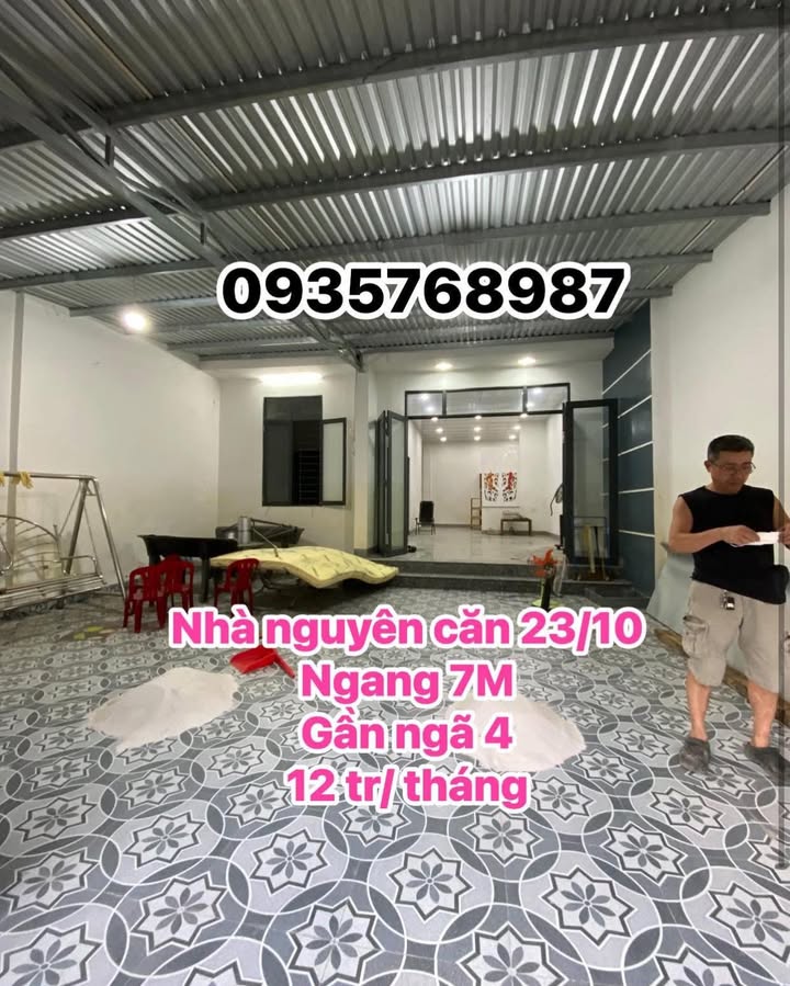 Nhà nguyên căn 23/10 Vĩnh Thạnh 84m² giá 12 triệu - Vị trí đẹp, kinh doanh sầm uất!