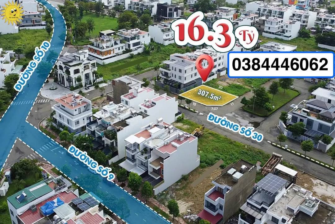 Đất biệt thự góc Mỹ Gia Gói 2 - 307.5m² giá chỉ 16.3 tỷ - Sổ hồng chính chủ!