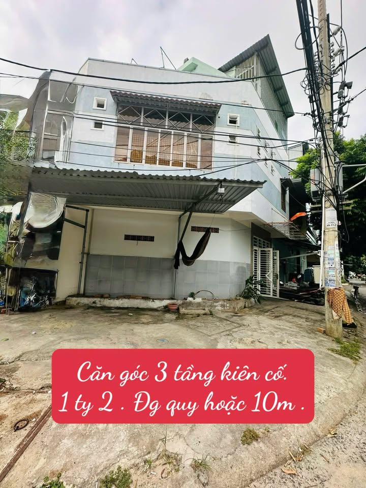 Nhà 3 tầng góc Xã Phước Đồng 24m² giá 1.2 tỷ - Sổ chung, ô tô tránh nhau!