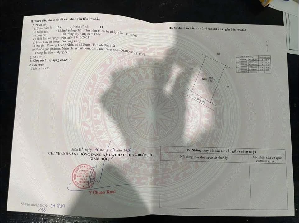 Đất nền phường Thống Nhất, Buôn Hồ 513m² giá 3 tỷ - Đầu tư ngay hôm nay!