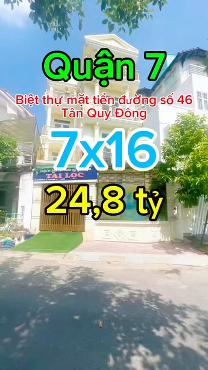 Biệt thự KDC An Phú Hưng Quận 7 diện tích 182.6m² giá 24.8 tỷ - View sông tuyệt đẹp!