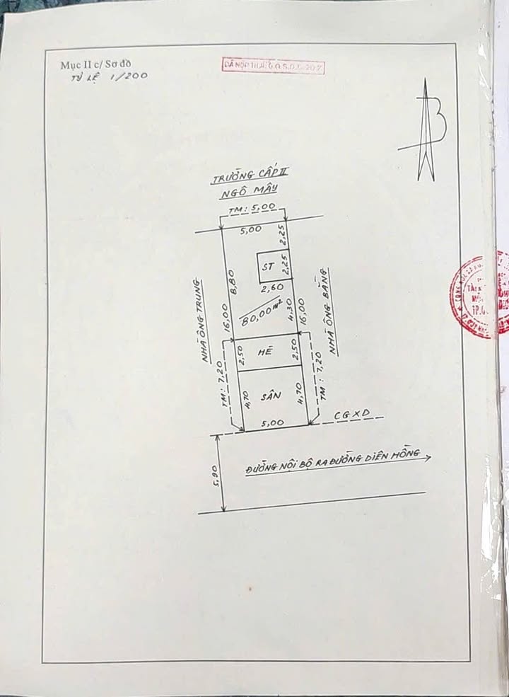 Nhà bán Đường Diên Hồng, Quy Nhơn 80m² giá 5.99 tỷ - Khu trung tâm sầm uất!